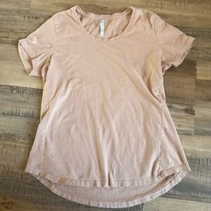 KÜHL Light Pink Cotton Crew Short Sleeve T-Shirt Women's Size S Outdoor Gorpcore